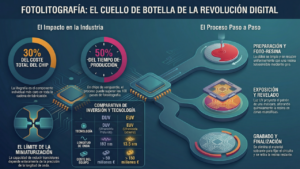 Litografía, el arte invisible que define el futuro de los chips